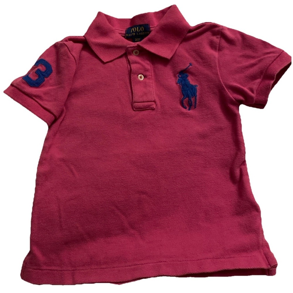 POLO Ralph Lauren Big Pony  Pink Shirt 2T